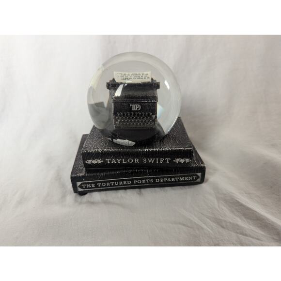 Taylor Swift Snow Globe The Tortured Poets Department TTPD New In Box Ships ASAP - Picture 12 of 16